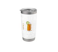 This Is My Long Island Beber Shirt Alcohol Cocktails Vaso térmico de acero inoxidable de doble pared