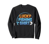 This Is My Lucky Fishing Fisherman - Retro Good Luck Angler Sudadera