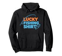 This Is My Lucky Fishing Fisherman - Retro Good Luck Angler Sudadera con Capucha