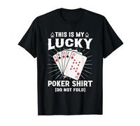 This Is My Lucky Poker Shirt Do Not Wash Funny Gambling Camiseta