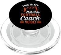 This Is My Normal Football Coach Voice - American Football PopSockets PopGrip para MagSafe