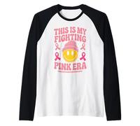 This Is My Pink Era Pink Ribbon Breast Cancer Awareness Camiseta Manga Raglan