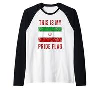 This is My Pride Flag - Iran Freedom Graphic Iranian Camiseta Manga Raglan
