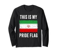 This is My Pride Flag - Iran Freedom Graphic Iranian Manga Larga