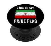This is My Pride Flag - Iran Freedom Graphic Iranian PopSockets PopGrip Adhesivo
