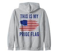 This is My Pride Flag - Patriot of USA Graphic American Sudadera con Capucha