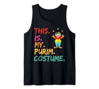 This is my Purim Costume Funny Clown Camiseta sin Mangas