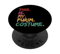 This is my Purim Costume Funny PopSockets PopGrip Adhesivo