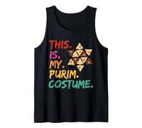 This is my Purim Costume Jewish Hamantaschen Magen David Camiseta sin Mangas