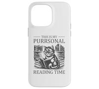 This Is My Purrsonal Reading Time Carcasa para iPhone 14 Pro Max