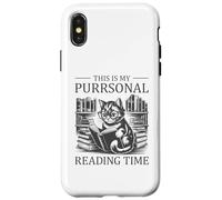 This Is My Purrsonal Reading Time Carcasa para iPhone X/XS