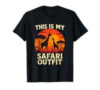 This Is My Safari Outfit Shirt Cool African Safari Lovers Camiseta