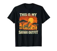 This Is My Safari Outfit Shirt Cool African Safari Lovers Camiseta