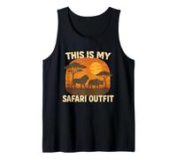 This Is My Safari Outfit Shirt Cool African Safari Lovers Camiseta sin Mangas