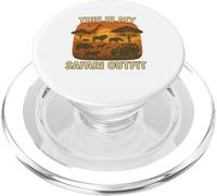 This Is My Safari Outfit Shirt Cool African Safari Lovers PopSockets PopGrip para MagSafe