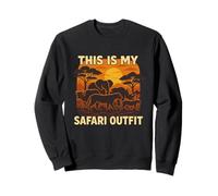 This Is My Safari Outfit Shirt Cool African Safari Lovers Sudadera