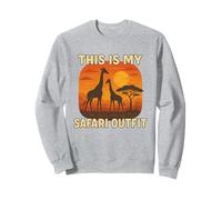 This Is My Safari Outfit Shirt Cool African Safari Lovers Sudadera