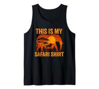 This Is My Safari Shirt Cool African Safari Lovers Camiseta sin Mangas