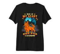 This Is My Scary Dog Dad Corgi Costume Funny Halloween Camiseta Premium