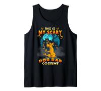 This Is My Scary Dog Dad Costume Funny Halloween Costume Camiseta sin Mangas
