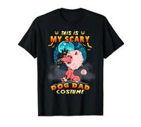 This Is My Scary Dog Dad Poodle Costume Funny Halloween Camiseta