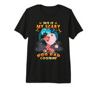 This Is My Scary Dog Dad Poodle Costume Funny Halloween Camiseta Premium