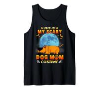 This Is My Scary Dog Mom Costume Funny Puppy Halloween Camiseta sin Mangas