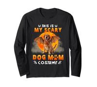 This Is My Scary Dog Mom Costume Labrador Halloween Manga Larga