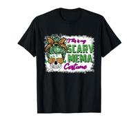 This Is My Scary Mema Costume Skull Leopard Funny Halloween Camiseta