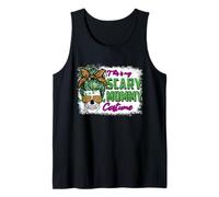 This Is My Scary Mommy Costume Skull Leopard Funny Halloween Camiseta sin Mangas