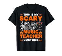 This Is My Scary Music Teacher Costume Halloween Hombres Mujeres Camiseta