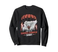 This is My Smokejumper Camisa Wildland Firefighter Sudadera