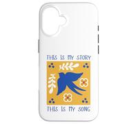 This Is My Story This Is My Song Blessed Assurance Himno Bird Carcasa para iPhone 16