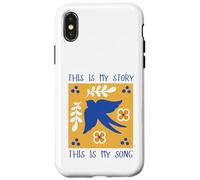 This Is My Story This Is My Song Blessed Assurance Himno Bird Carcasa para iPhone X/XS