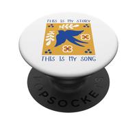 This Is My Story This Is My Song Blessed Assurance Himno Bird PopSockets PopGrip Adhesivo