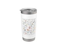 This Is My Story This Is My Song Blessed Assurance Himno Boho Vaso térmico de acero inoxidable de doble pared