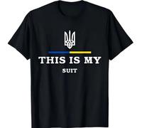 This is my Suit I'm Not Playing Cards Tramp & Zelensky T-Shirt Black Black