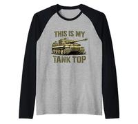 This Is My Tank Armor Military Joke Camiseta Manga Raglan