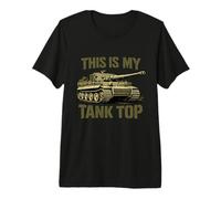 This Is My Tank Armor Military Joke Camiseta Premium