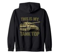 This Is My Tank Armor Military Joke Sudadera con Capucha