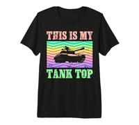 This is my Tank Top Grunge Style - Pastel Verde Púrpura-Rosa Camiseta Premium
