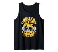 This Is My Tiny - Disfraz Humano con Texto en inglés I m Really A Leopard Gecko Camiseta sin Mangas