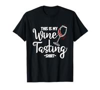 This Is My Wine Tasting Shirt Wining Cork Red Vino Beber Camiseta