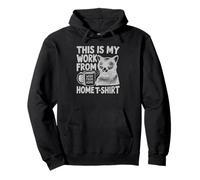 This Is My Work From Home Funny Cat Home-Based Worker Sudadera con Capucha