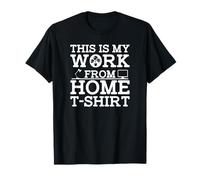 This Is My Work From Home Funny Telework WFH Home-Based Work Camiseta
