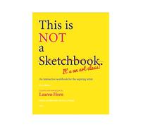 This is Not A Sketchbook, It's an Art Class, Cuaderno de trabajo interactivo encuadernado en espiral, libro de dibujo de prácticas fáciles de paso con páginas a rayas, libro de impresión para