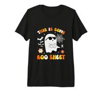 This Is Some Boo Sheet Groovy Halloween Ghost Hombres Mujeres Niños Camiseta Premium