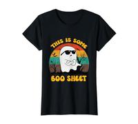 This Is Some Boo Sheet Halloween Ghost Groovy Hombres Mujeres Niños Camiseta gráfica económica, Mujer, Negro, S