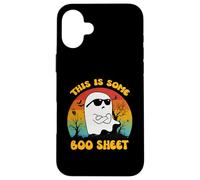 This Is Some Boo Sheet Halloween Ghost Groovy Hombres Mujeres Niños Carcasa para iPhone 16 Plus