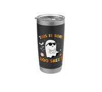 This Is Some Boo Sheet Halloween Ghost Groovy Hombres Mujeres Niños Vaso térmico de acero inoxidable de doble pared